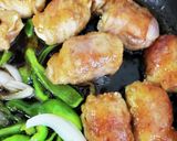 コロコロ豆腐巻き♪ハムと豚肉ダブル巻き作り方7写真