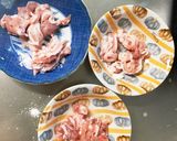 レンジ簡単きな粉さっぱり洋風甘酢酢豚作り方3写真