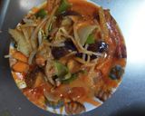 レンジ簡単きな粉さっぱり洋風甘酢酢豚作り方16写真