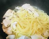 １panパスタ★ジェノベーゼ風梅肉パスタ作り方2写真