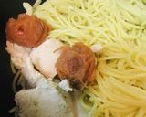 １panパスタ★ジェノベーゼ風梅肉パスタ作り方3写真