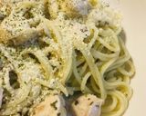 １panパスタ★ジェノベーゼ風梅肉パスタ作り方4写真