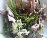 旨ダレ絶品★豚バラ豆苗★おつまみ★レンジ作り方3写真