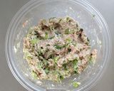クレソン入り豚つくね。作り方2写真