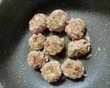 パスタを沢山食べる為のハンバーグ作り方2写真