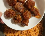 パスタを沢山食べる為のハンバーグ作り方4写真