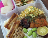 簡単♡鮭の照り焼き♡付け合せ野菜を添えて作り方6写真