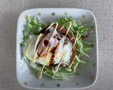 【パパっと朝ごはん！】お好み焼き風たまご作り方5写真