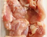 鶏肉とキャベツのめんつゆカレー炒め作り方1写真
