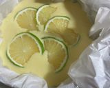グリーンレモンチーズケーキ作り方4写真