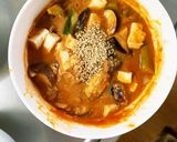 茄子椎茸簡単きな粉梅トマト味八宝菜風作り方19写真