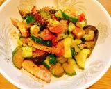 夏野菜たっぷり洋風？ぶっかけそうめん作り方8写真