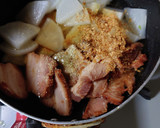 ヨウサマの減塩『農家の食事』焼き豚大根作り方4写真