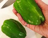 ピーマンと油揚げのきんぴら風作り方1写真