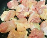 キムチ鍋の素●鶏肉のあまからキムチ炒め作り方1写真