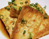 厚揚げ出汁豆腐♪揚げずに焼くだけ♡作り方5写真