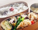 卵1個で豆苗卵焼き★★朝ご飯★弁当ランチ作り方7写真