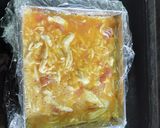 サラダチキンと生ハムの玉子焼き♪作り方3写真