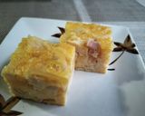 サラダチキンと生ハムの玉子焼き♪作り方5写真