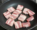 豚の旨味!すだちで食べる・塩豚バラ作り方7写真