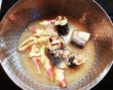 葉しょうがとさば缶のかんたん味噌汁作り方2写真