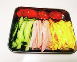 素麺de冷やし中華風　タレレシピ付作り方6写真