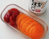 切って漬けるだけ。白だしトマト作り方2写真