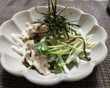 かいわれとサラダチキンの塩昆布マヨ和え作り方4写真