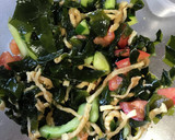 わかめと夏野菜和え物（切り干し大根も）作り方6写真