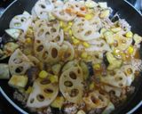 苦手克服!れんこんと茄子のケチャップ煮♡作り方2写真