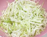 キャベツの梅味サラダ作り方1写真