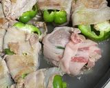ピーマン丸ごと肉巻き煮　＃ピーマン料理作り方3写真