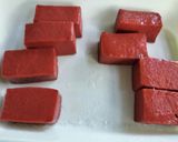 精進料理　赤こんにゃくフライ♪作り方3写真