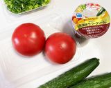 ウクライナ人に教わったサマーサラダ作り方1写真