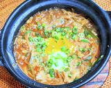 豚ニラもやしの赤味噌鍋作り方9写真