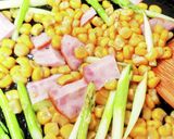 アスパラとコーンバターを焦がし醤油で♡作り方3写真