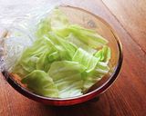 レンジで簡単♡ざく切りキャベツのごま和え作り方3写真