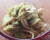レンジで簡単♡ざく切りキャベツのごま和え作り方5写真