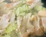 豆腐＆塩茹でチキンのわさび醤油サラダ作り方2写真