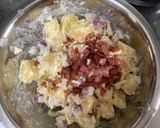 赤玉ねぎとベーコンのポテトサラダ作り方6写真