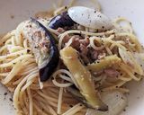 ランチに☆茄子とツナのにんにく醤油パスタ作り方11写真