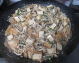 骨粗しょう症予防にきのこの麻婆厚揚げ作り方5写真
