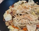 我が家のソース焼きうどん作り方4写真
