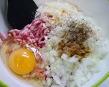 簡単!オーブンチーズハンバーグ作り方1写真