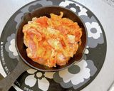 辛さ控えめ♪鶏キムチーズのスキレット焼き作り方3写真