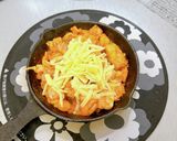 辛さ控えめ♪鶏キムチーズのスキレット焼き作り方4写真