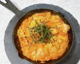 辛さ控えめ♪鶏キムチーズのスキレット焼き作り方6写真