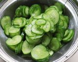 簡単美味♪胡瓜(瓜)のゴマ味噌酢あえ作り方1写真