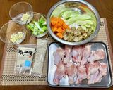 冷え解消！鶏肉ともち麦のスープ作り方1写真