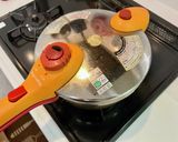 冷え解消！鶏肉ともち麦のスープ作り方6写真